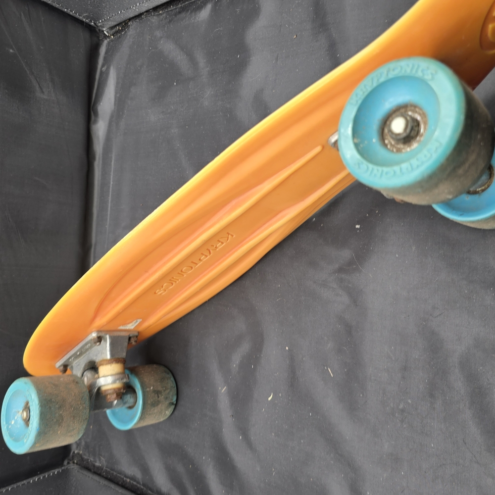 Orange and‎ Blue Mini Skateboards for Finger Tricks